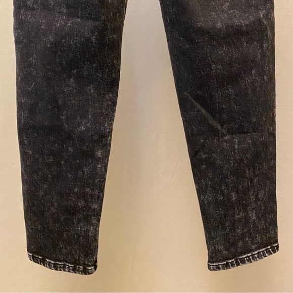 KanCan 27 (7) Ultra High Rise Baggy Fit Black Jeans Womens Stretch Acid Wash - Picture 9 of 15